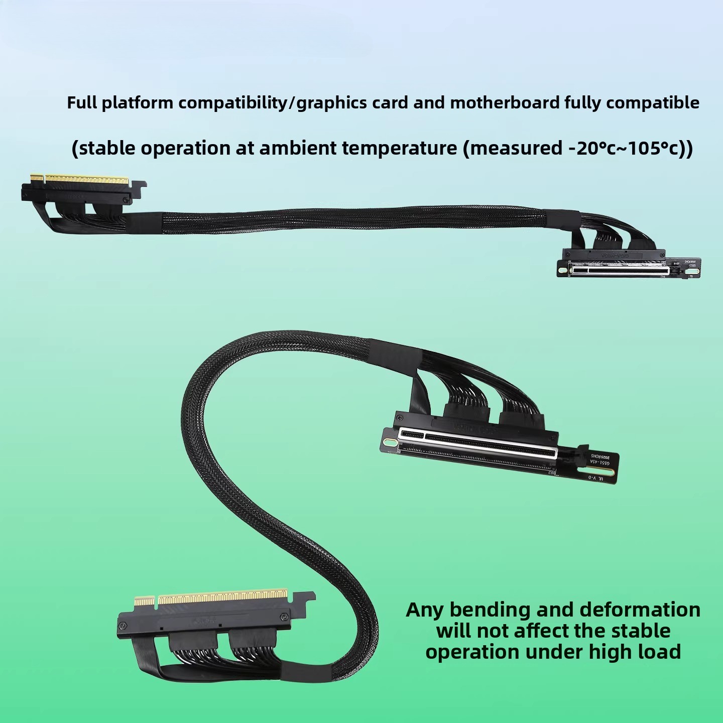 สายต่อขยายการ์ดจอ GPU Server D - Pcie 5.0 Gpu Riser Cable บทวิจารณ์และราคา